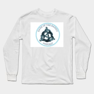 Hare of the Rabbit Logo - White Long Sleeve T-Shirt